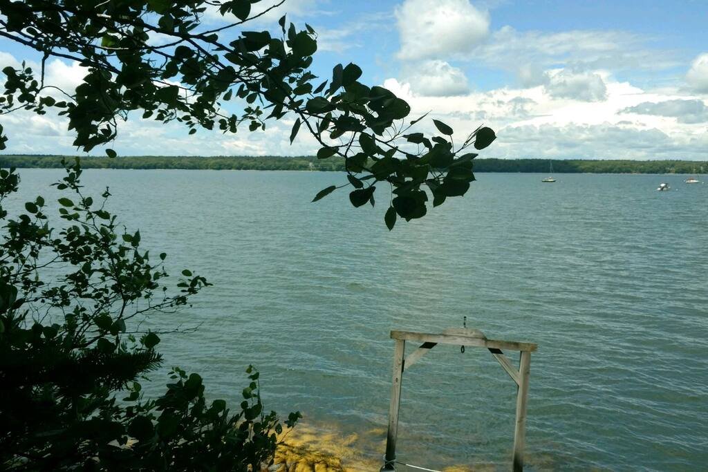 View of Maquoit Bay- water access