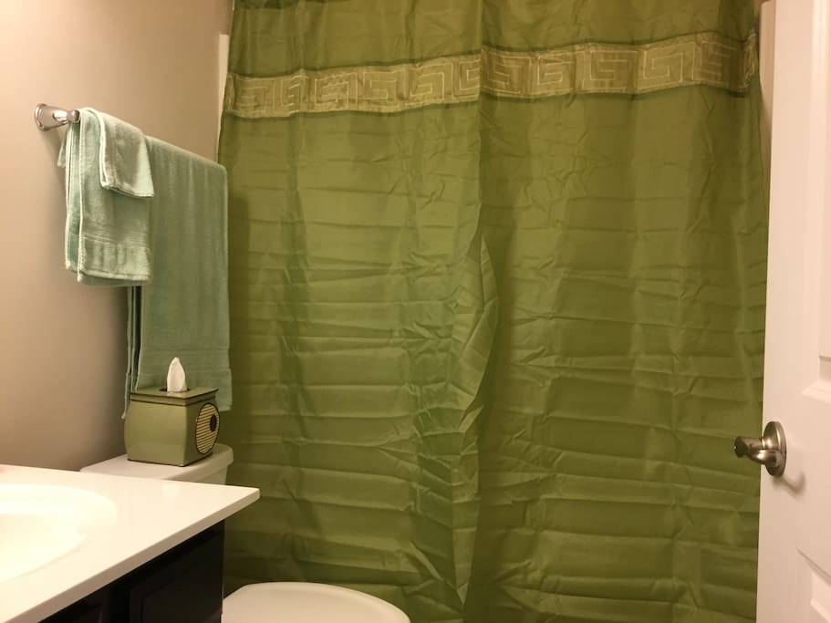 Bathtub and shower take your stress away