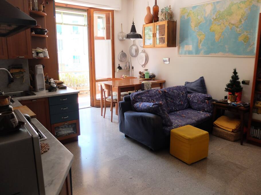 living room from the door