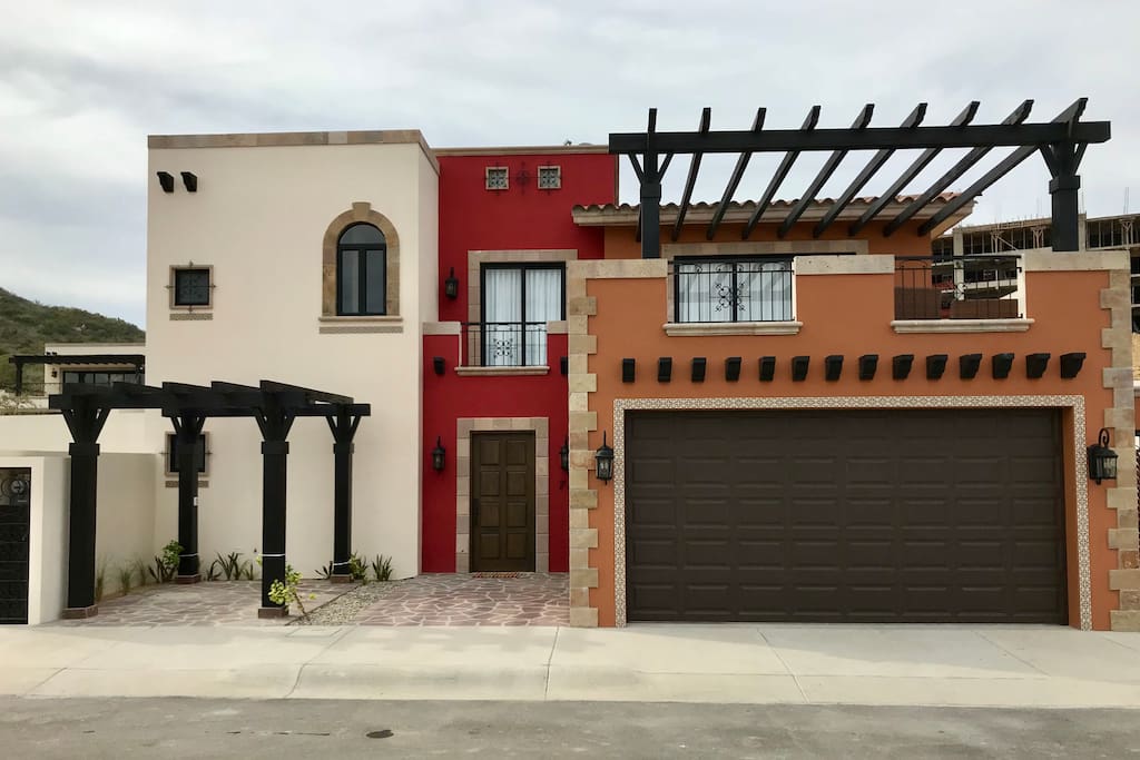 Front view of the house