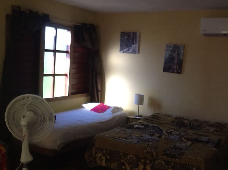 Silent air conditioning and fans this room has it all including a PlayStation to watch your favourite movies