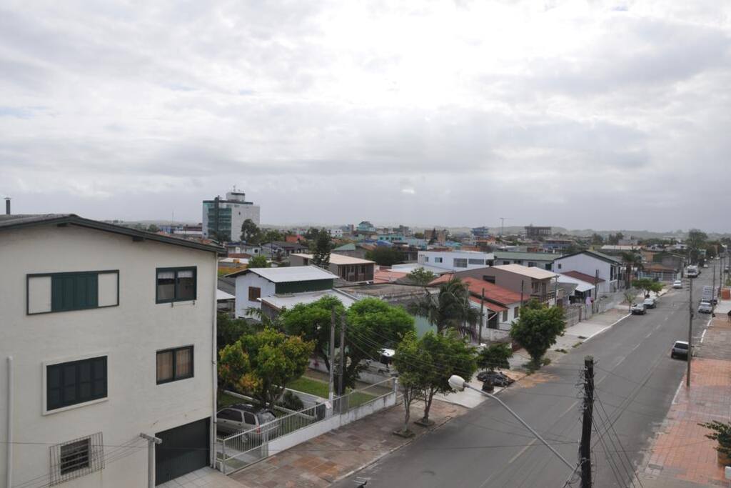 Vista da janela do apartamento