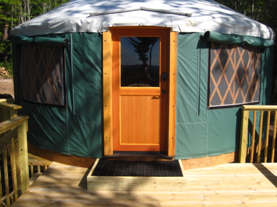 Bayfield Rustic Yurt 1 (Evergreen) Yurts for Rent in Bayfield