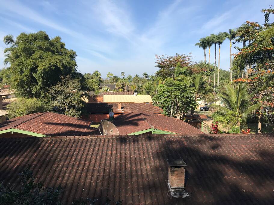 Vista dos quartos superiores