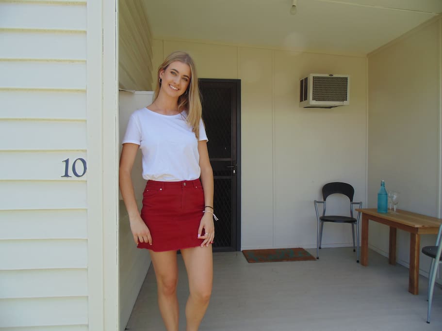 Front of cottage