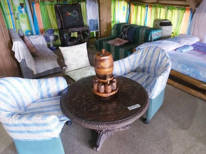 ... บ้านห้องหนึ่งที่ประกอบด้วยเตียงห้องครัวขนาดเล็กห้องอาบน้ำและห้องน้ำ... เรามีวิวชายหาดทั้งหมดเพื่อดูคลื่นที่พัดผ่านอีกหลังหนึ่งฟังเสียงลมและเชื่อมโยงกับธรรมชาติ.....