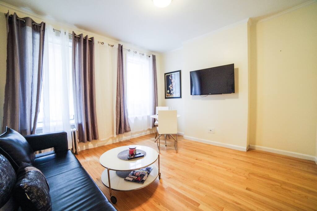 TV has over 200+ channels plus Netflix for those rainy nights that you might want to stay in.