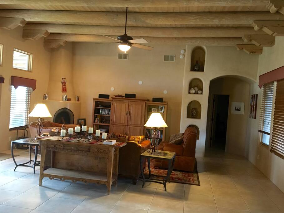 Comfortable open space living area.