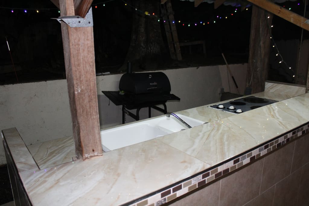 Outside Bar-B-Q area