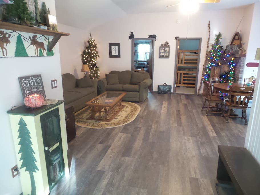 Great room of the Guest House.
