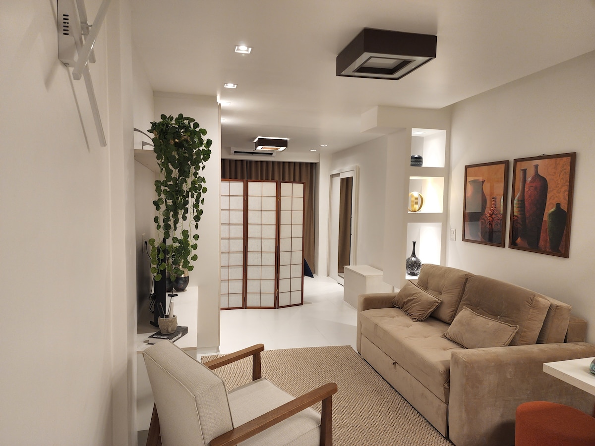 Imóvel de sucesso: Cozy Loft in the heart of Botafogo, near FGV em Humaitá