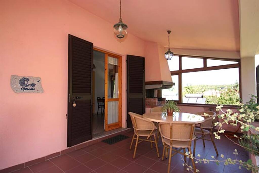 Ingresso e terrazza