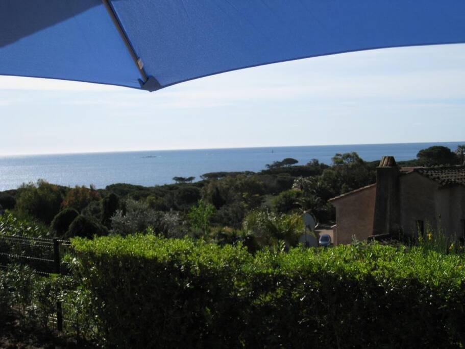 Magnifique vue mer de la terrasse