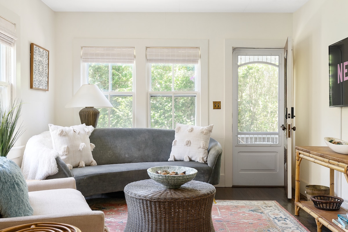 Kick back and relax and spend some quality time with friends in our cozy living room