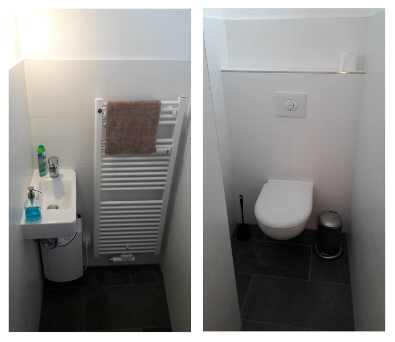 Privates WC für den Gast