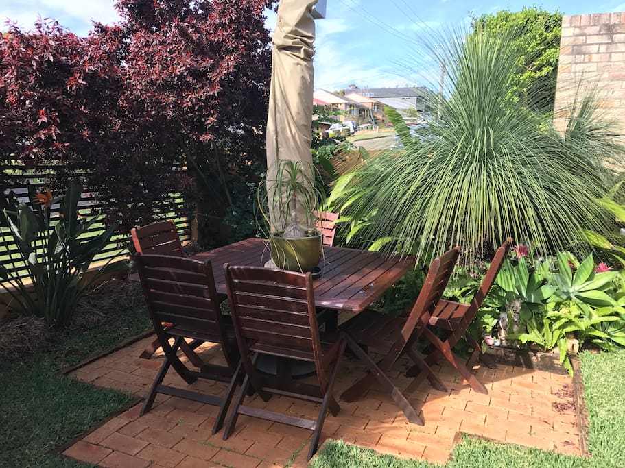 Outside dining area if weather permits