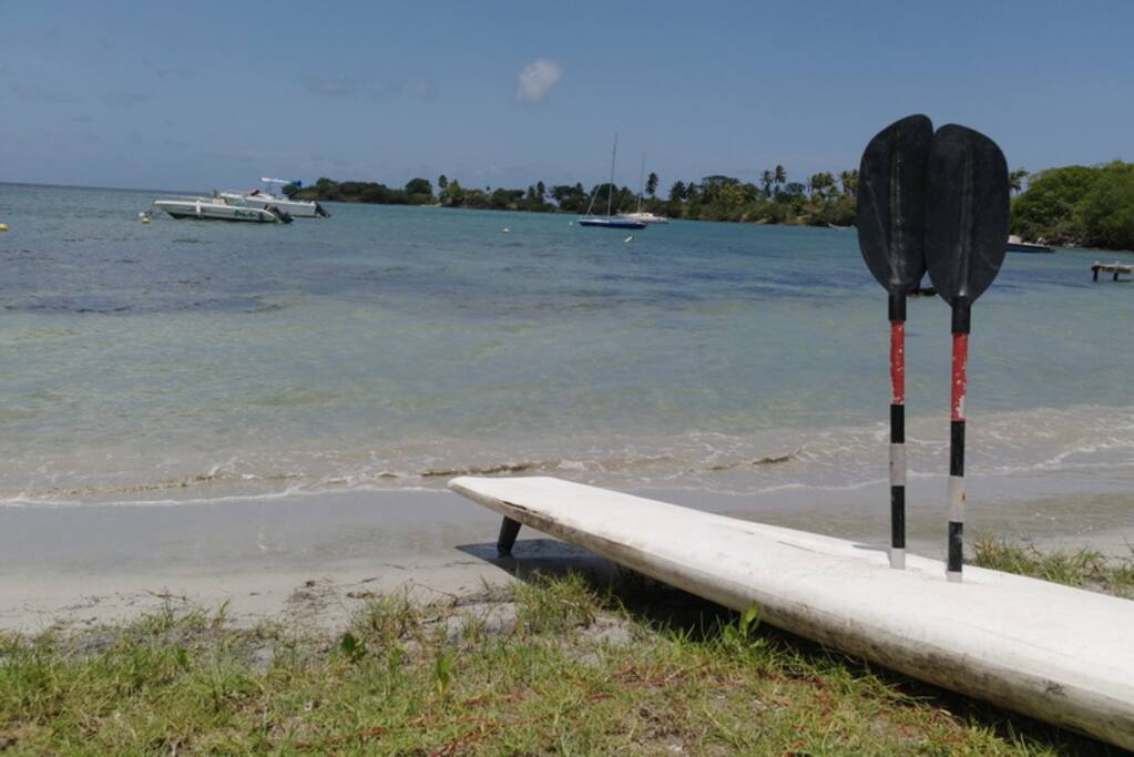 Plage privée de la résidence + près d'une planche