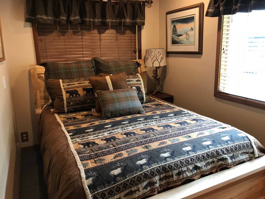 Queen Bed in the Bedroom