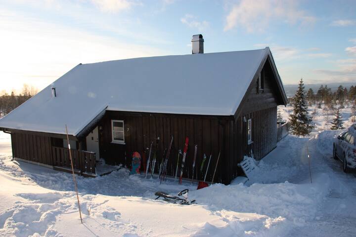 Hytte Med Flott Utsikt Pa Lygna Cabins For Rent In Jaren Oppland Norway