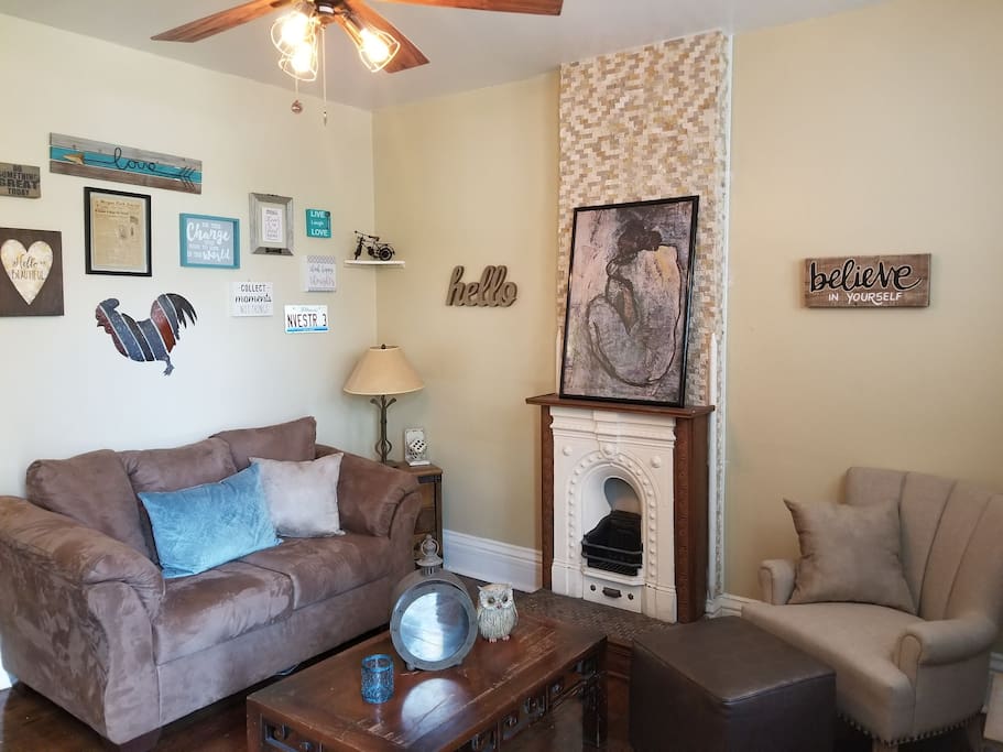 comfortable inviting living area