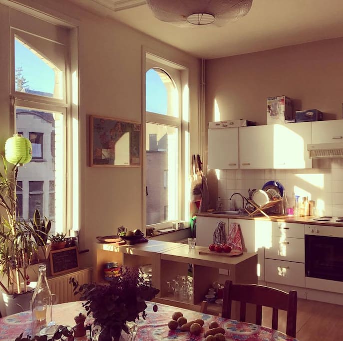 dining room & kitchen