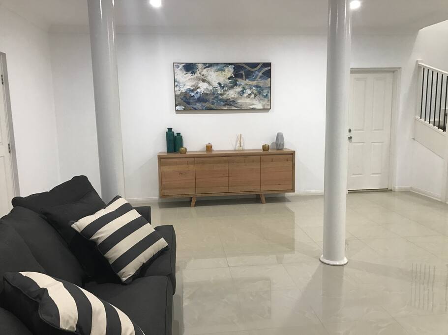 Spacious front lounge area