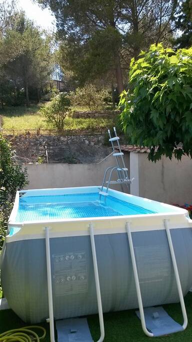 La piscine hors sol 4mx2m