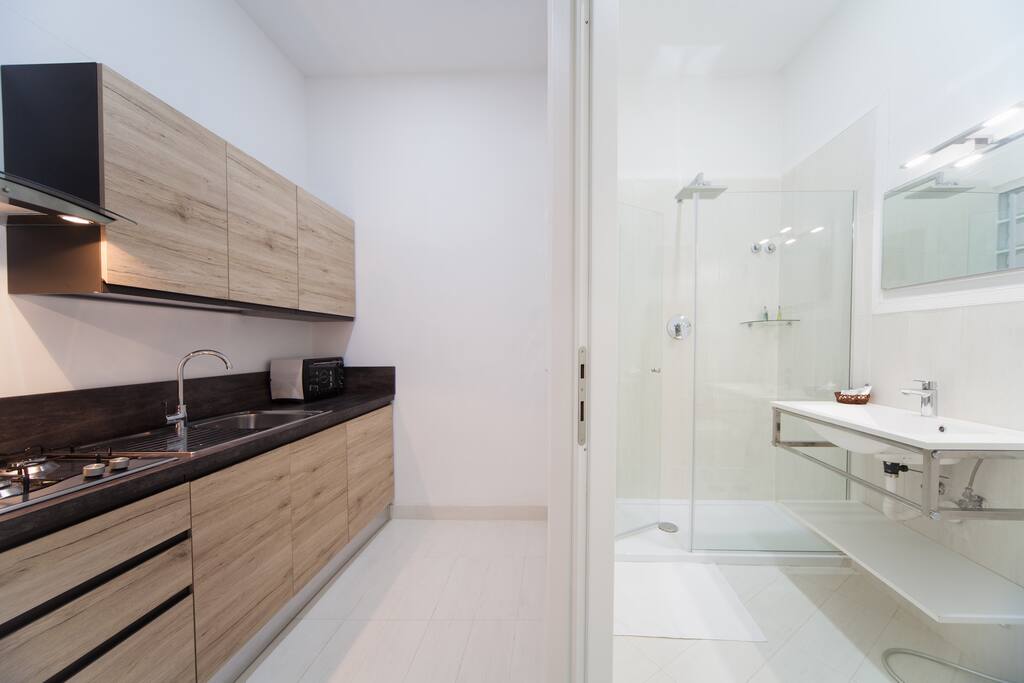 cucina con bagno