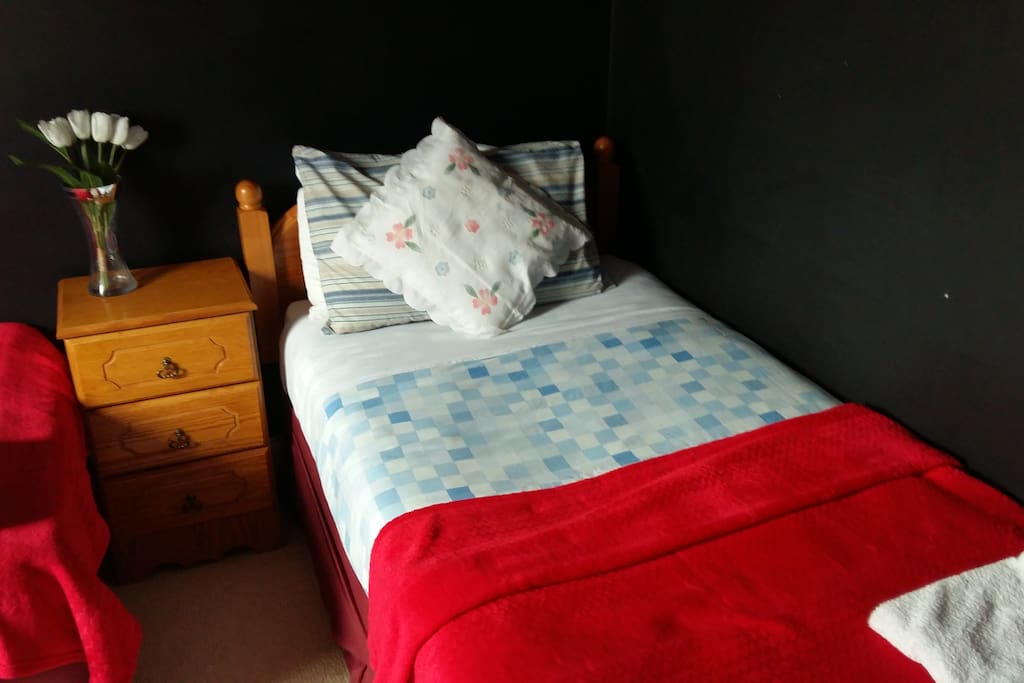 One of the two single beds in Bay View