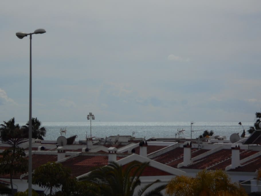 view to the beach