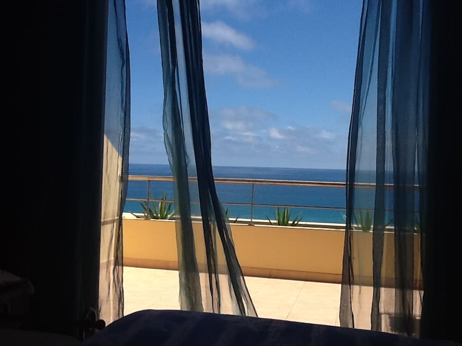 bedroom balcony view