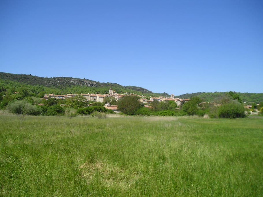 Vue sur le village