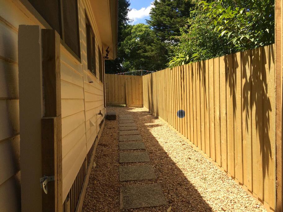 Inside yard