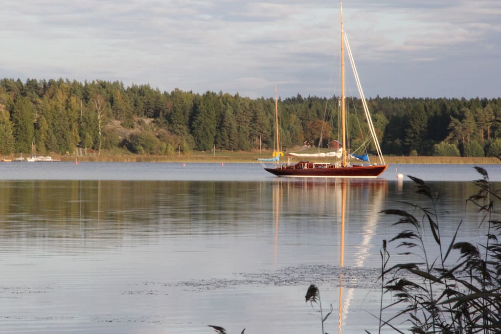 Breathtaking view on the Trosa bay
