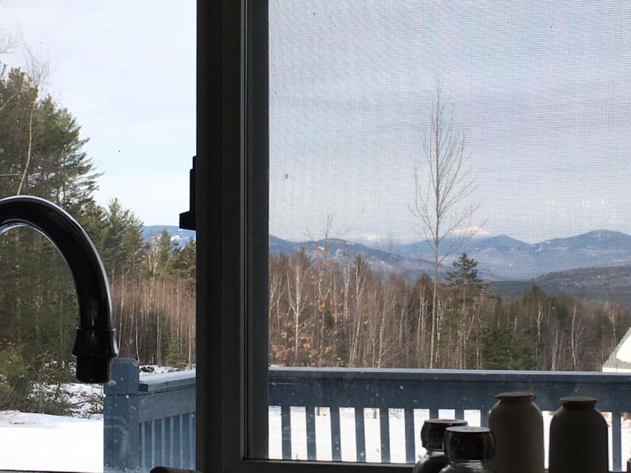 View from kitchen window