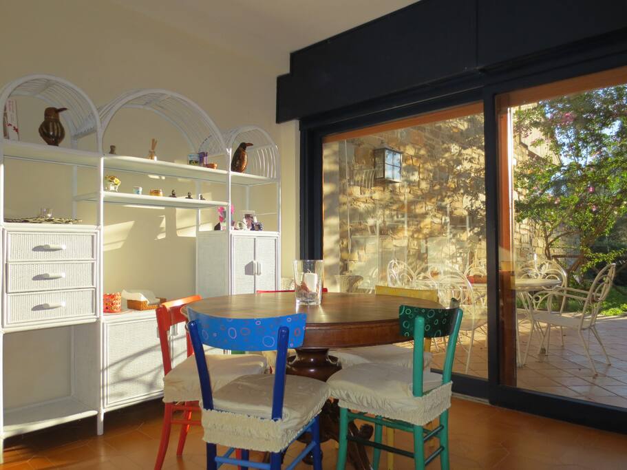 Pranzo con accesso al giardino privato