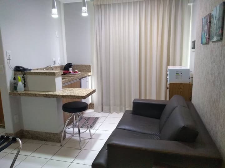 Loft 052 Mobiliado No Setor Oeste - Goiânia