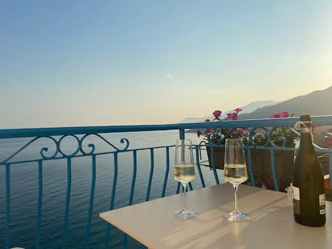 Le Soleil, top floor with a view overlooking the sea