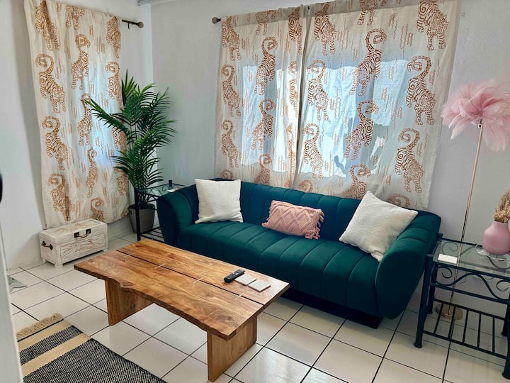 Flamingo House • Moon • Cozy 1br • Walk To Town - Cruz Bay