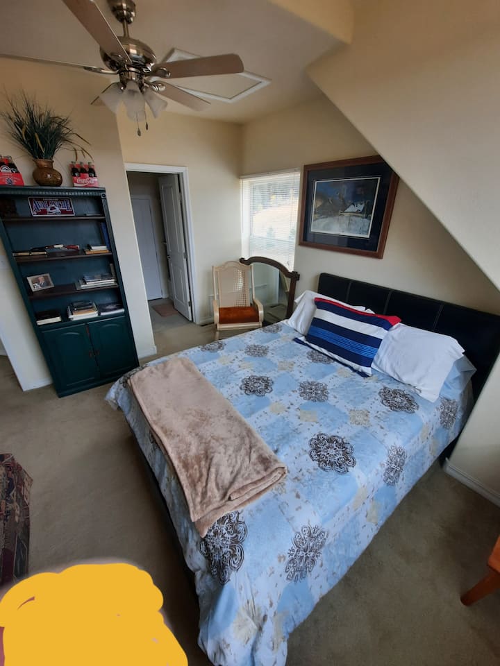 Third bedroom with a great view of Mt Princeton.  Also own private bathtub. 