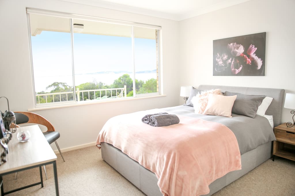 Enjoy the views from the main bedroom