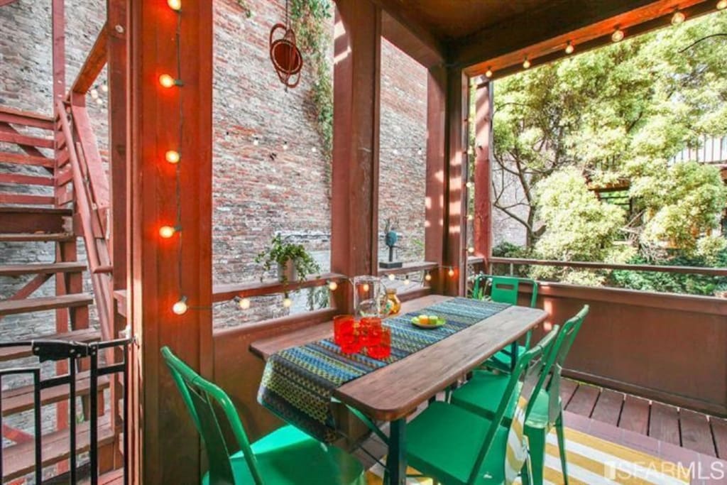 lighted deck