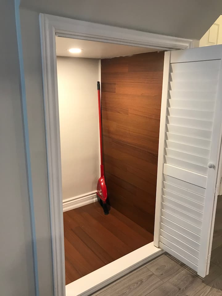 Extra space for your luggage 