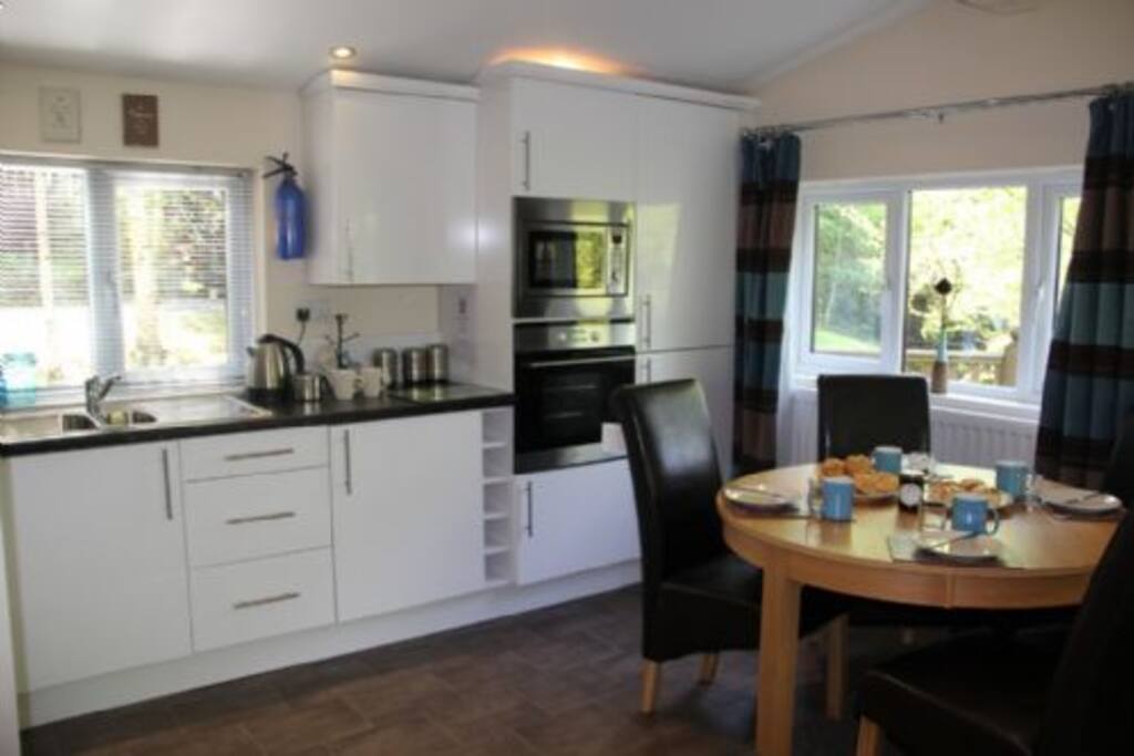 modern well equipped kitchen