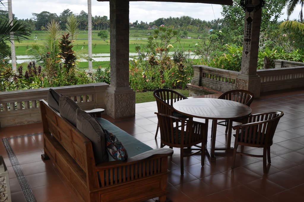 Large verandah With Table and Sofa