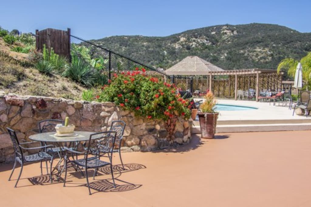 Large patio area