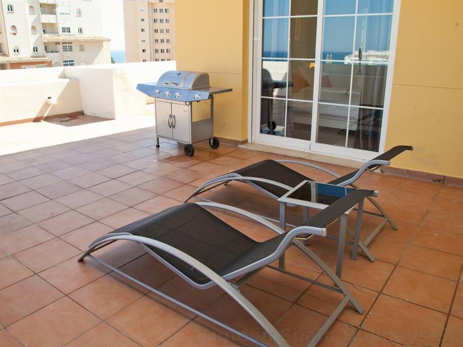 This apartment has very large terraces