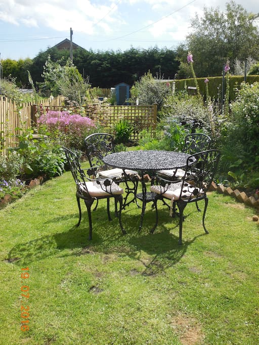 Private enclosed garden