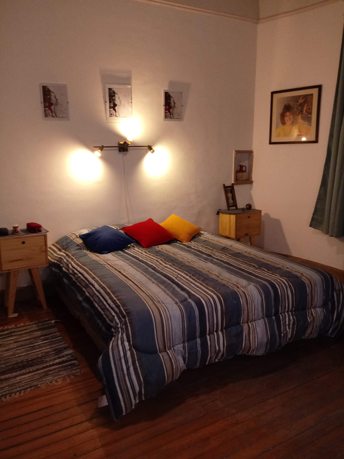Quarto com varanda francesa e vista panorâmica em Almagro