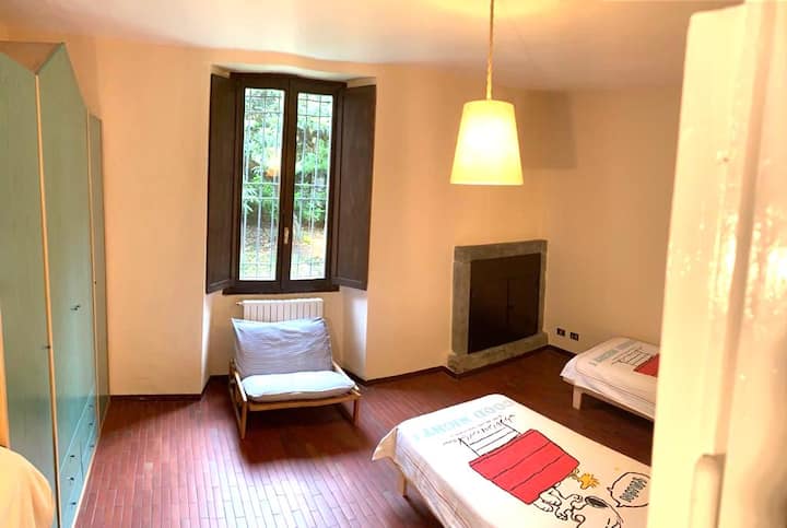 室内花园带窗户的第二间客房 